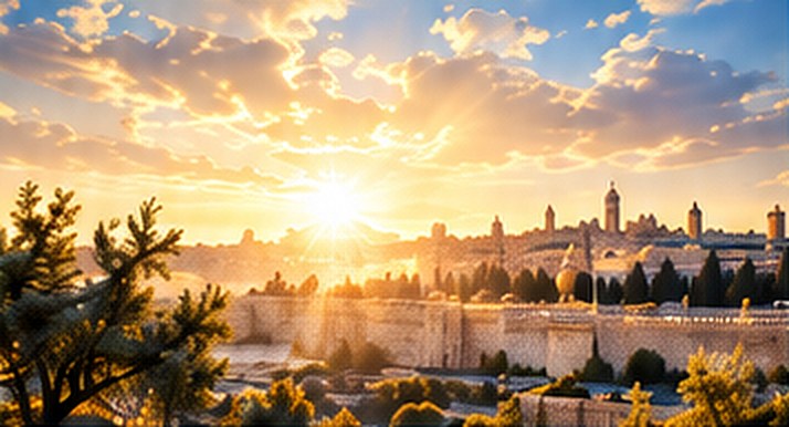 Jerusalem at sunrise